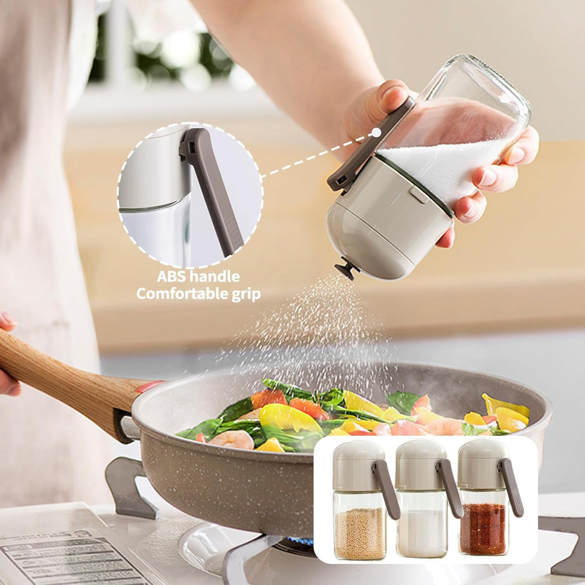 Glass Seasoning Dispenser - Buy 1 Get 1 Free