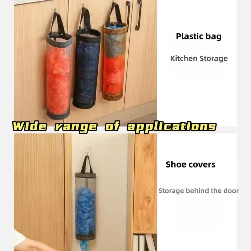 MeshBag Hanging Plastic Bag & Utility Organizer - Pack of 4