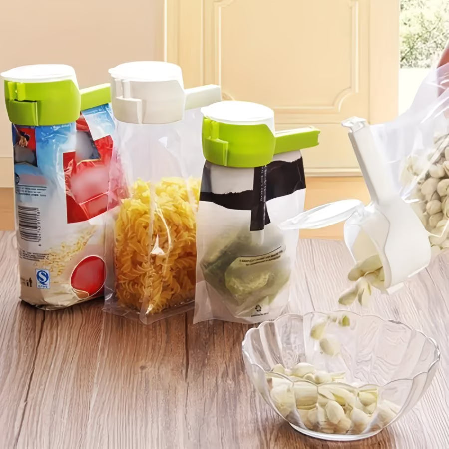 SealLock Pour & Clip Food Saver Set - Pack of 4