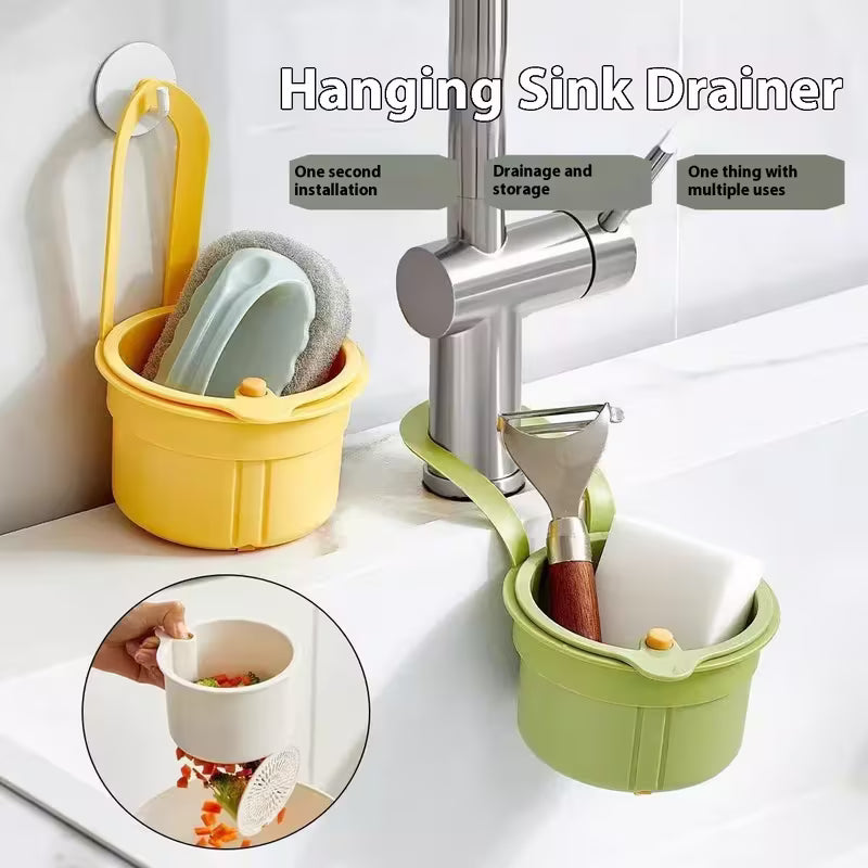 SinkSnap Press-Fit Sink Drain Basket - Buy 1 Get 1 Free
