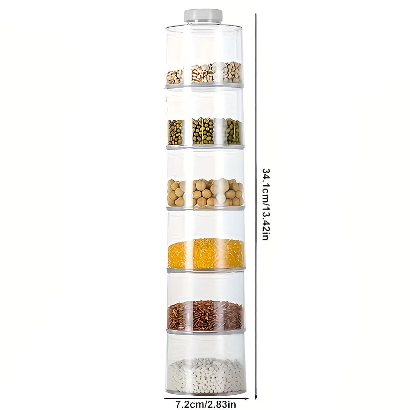 SpiceStack Modular Storage Tower (Set of 6)