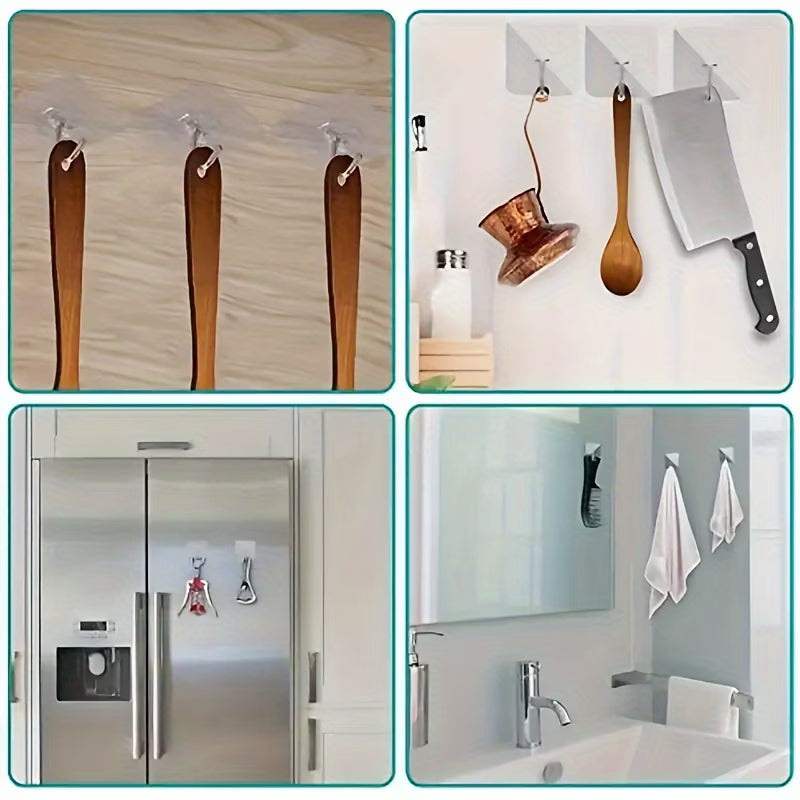 StickMate No-Drill Utility Hooks – Pack of 15