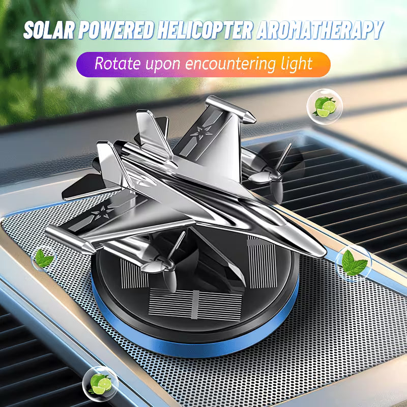 SkyGlide Solar Airplane Car Air Freshener