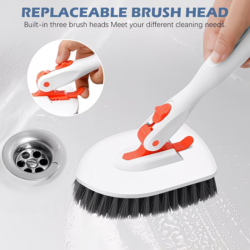 PowerReach 3-in-1 Long Handle Bathroom Cleaning Brush
