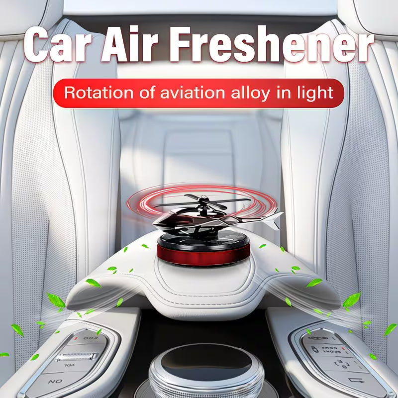AeroSpin Solar Helicopter Car Air Freshener
