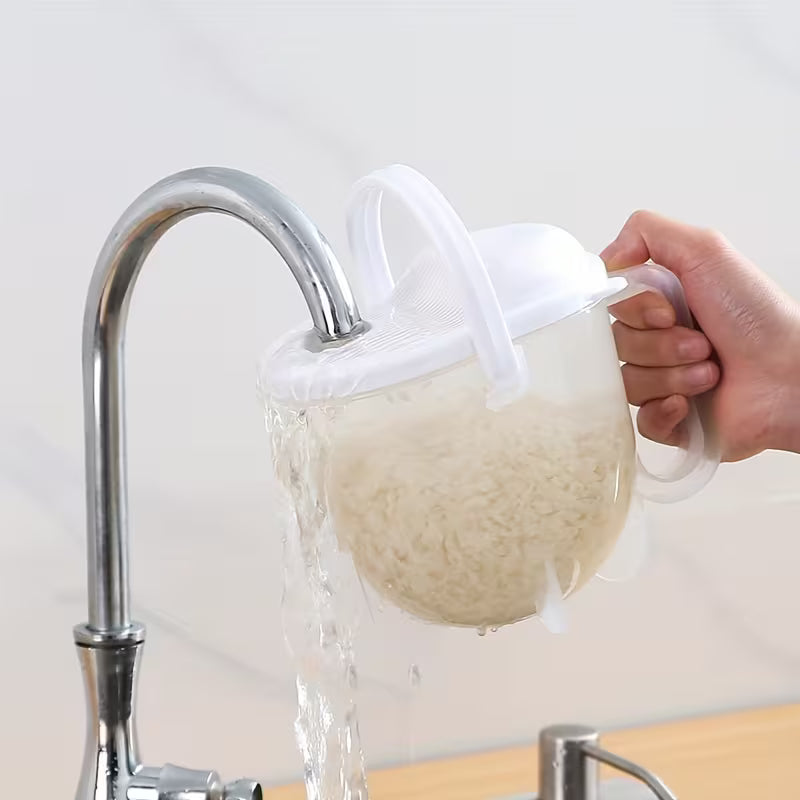 RiceRinse Easy Grain Washing Strainer Bucket