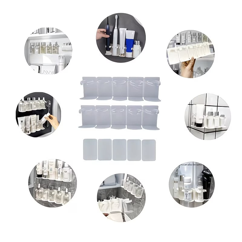 SnapStack Wall-Mounted Bottle Organizer Set - Buy 1 Get 1 Free