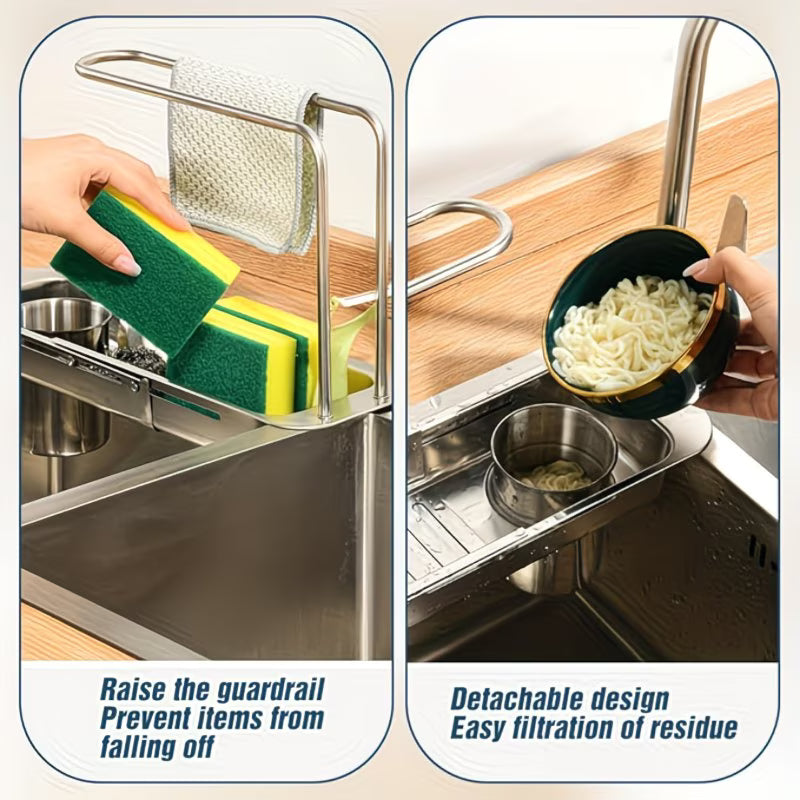 DrainNest Expandable Sink Rack