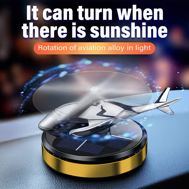 AeroSpin Solar Helicopter Car Air Freshener