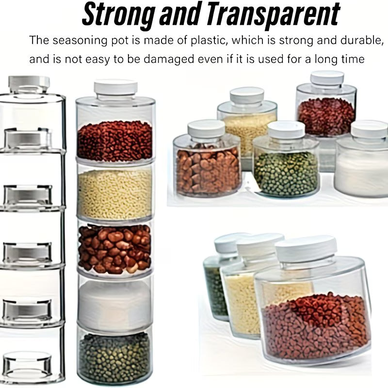 SpiceStack Modular Storage Tower (Set of 6)