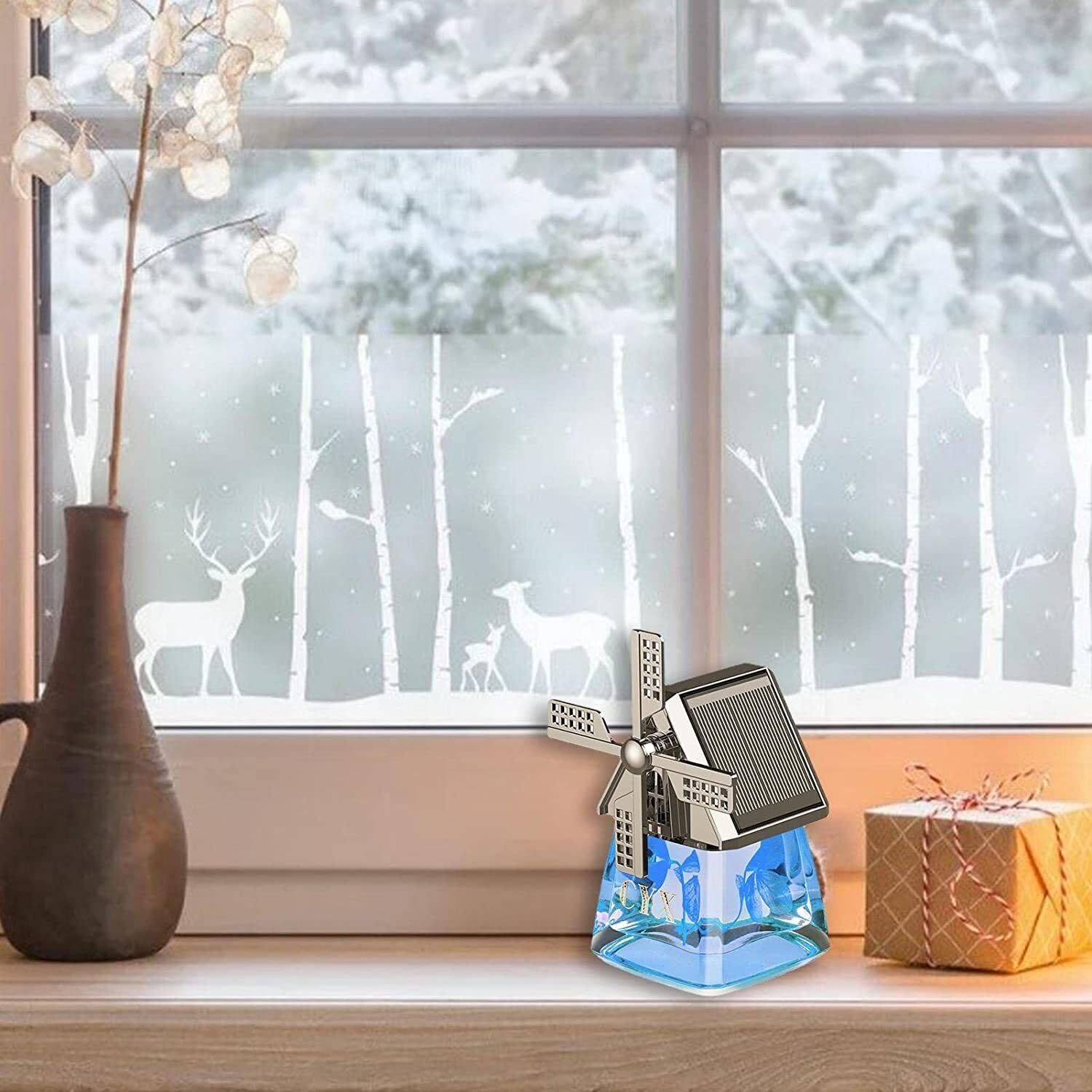 BreezeSpin Solar Windmill Car Air Freshener