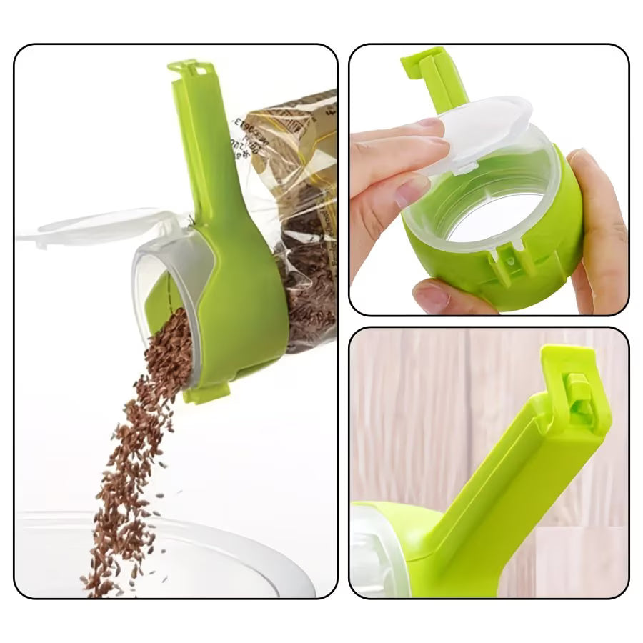 SealLock Pour & Clip Food Saver Set - Pack of 4