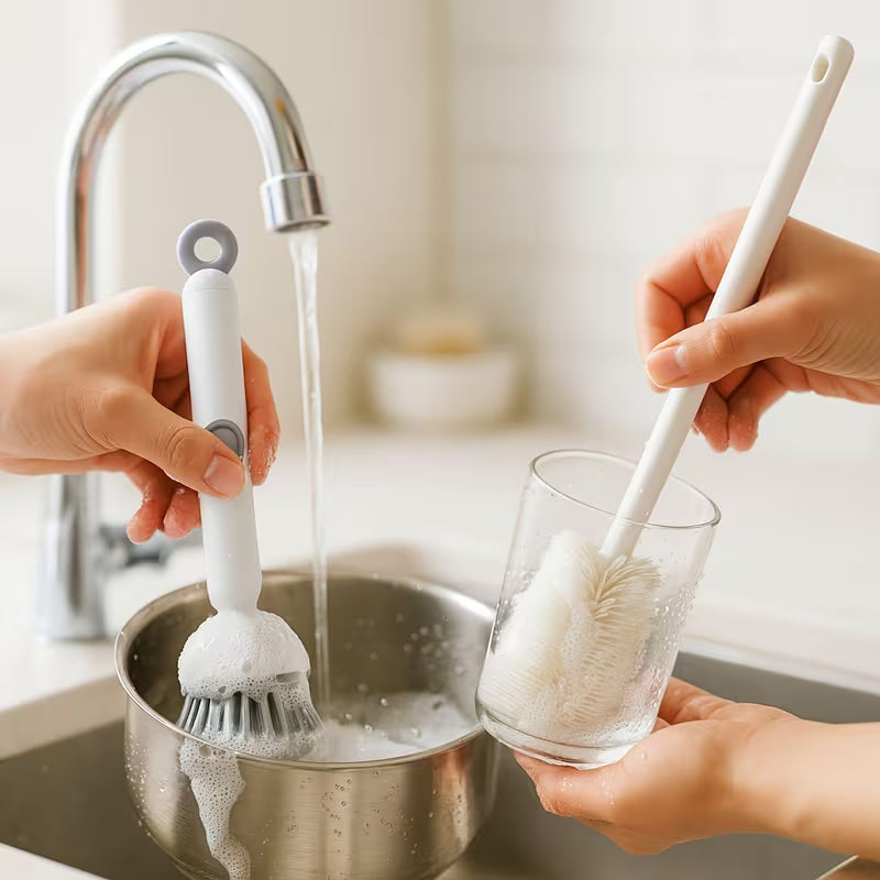 LaBrush: Soap-Dispenser Pot Scrub Brush - Buy 1 Get 1 Free