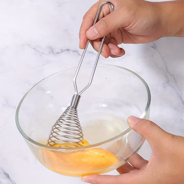 SpringCoil Whisk Stainless Steel Spring Coil Egg & Sauce Beater - Buy 1 Get 1 Free