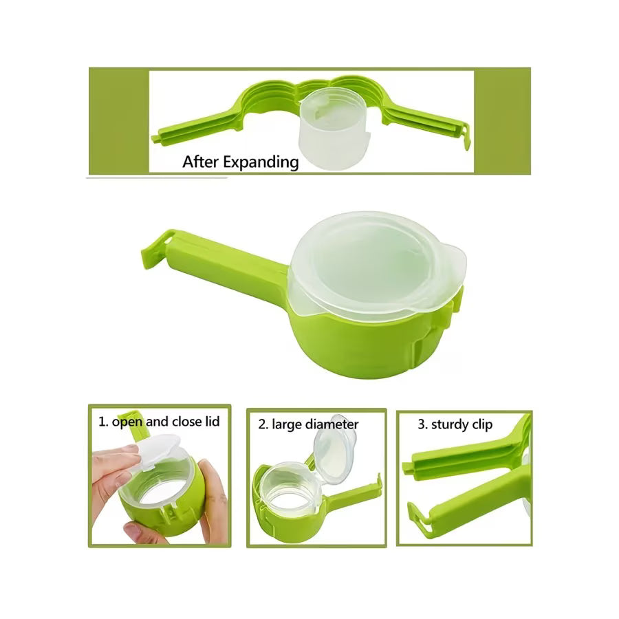 SealLock Pour & Clip Food Saver Set - Pack of 4