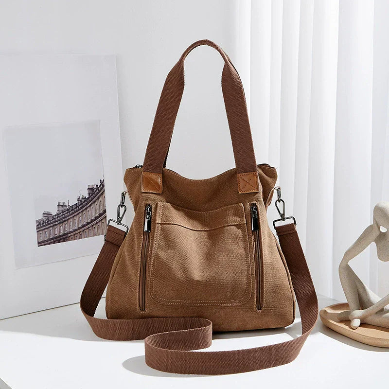 Casual Canvas Shoulder Bag