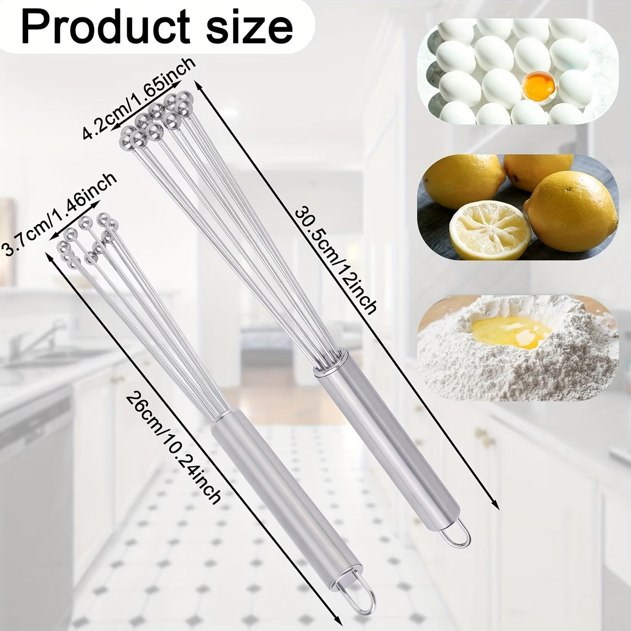 PowerSpin Manual Stainless Steel Whisk - Buy 1 Get 1 Free