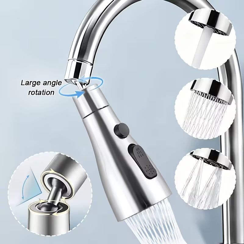 FlexiStream 360° Swivel Faucet Sprayer Head - Buy 1 Get 1 Free
