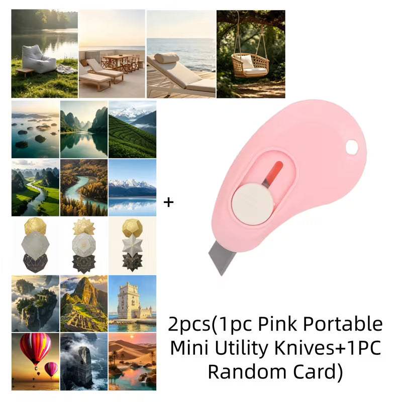 PocketSlice Cute Portable Mini Box Cutter - Buy 1 Get 1 Free