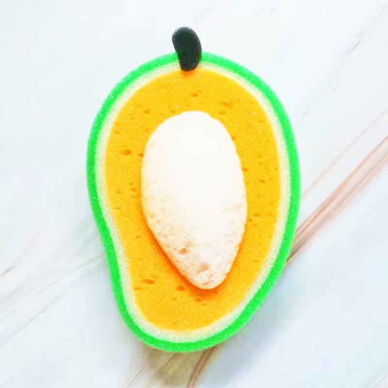 FreshScrub - Cute Fruit Cleaning Sponges - Pack of 4 Fruits