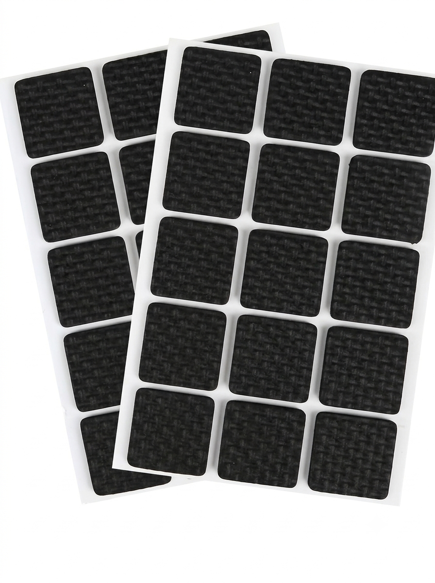 GripShield Self-Adhesive Furniture Floor Protectors - 12pcs Pack