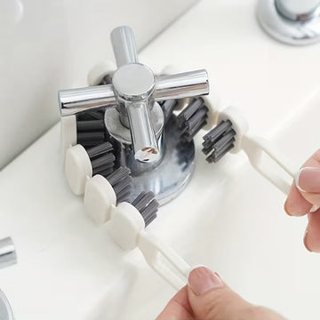 FlexiClean 4-Pack Bendable Crevice & Faucet Scrub Brushes - Buy 1 Get 1 Free