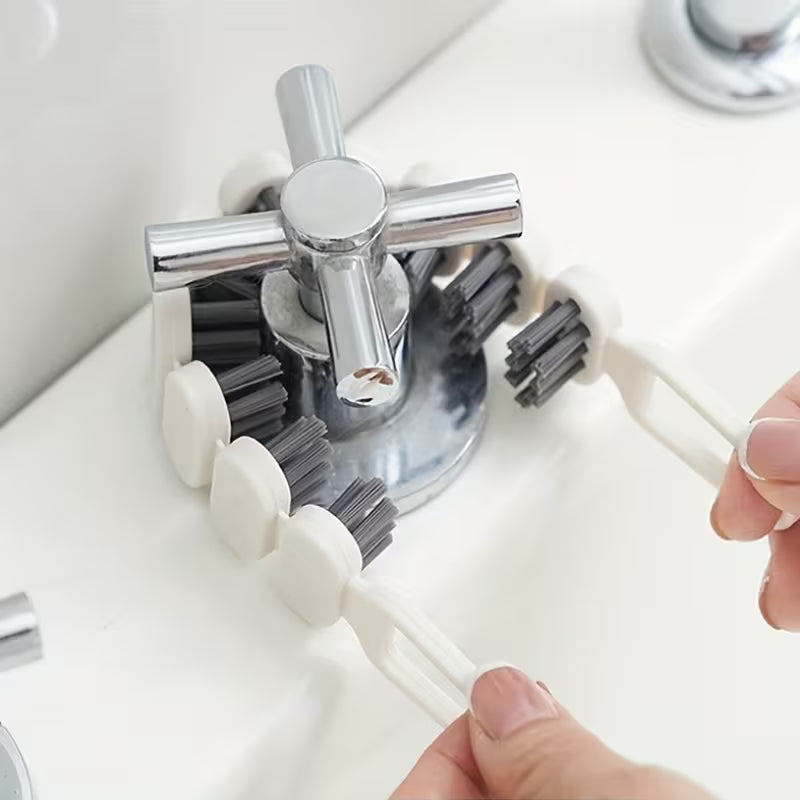FlexiClean 4-Pack Bendable Crevice & Faucet Scrub Brushes - Buy 1 Get 1 Free