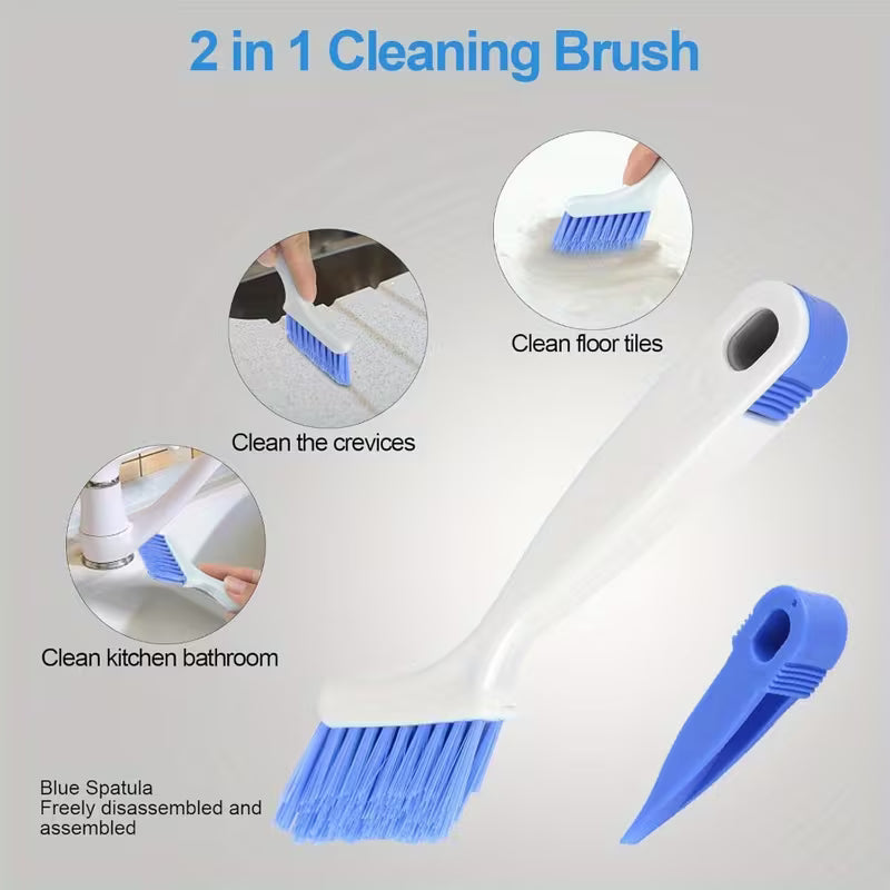 TrackGrip - 2-in-1 Crevice Cleaning Brush - Pack of 4