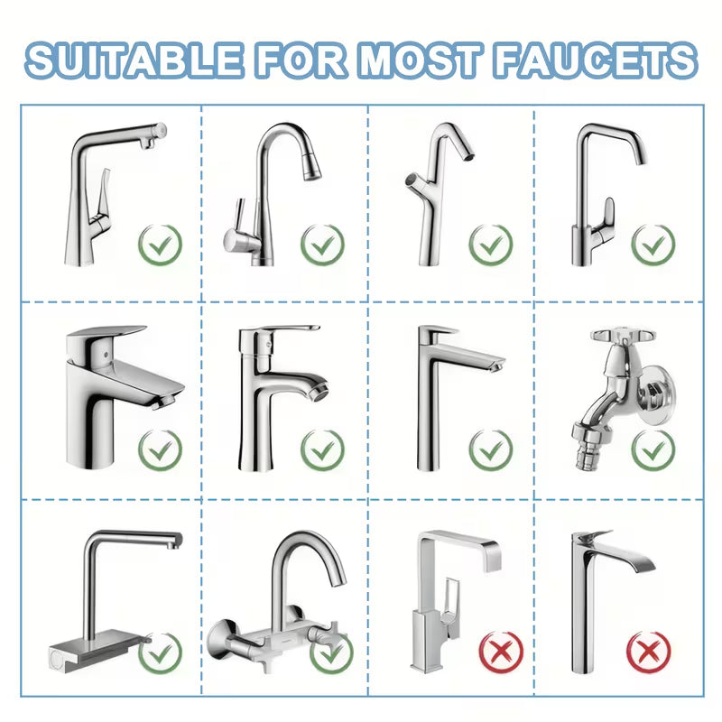 FlexiStream 360° Swivel Faucet Sprayer Head - Buy 1 Get 1 Free