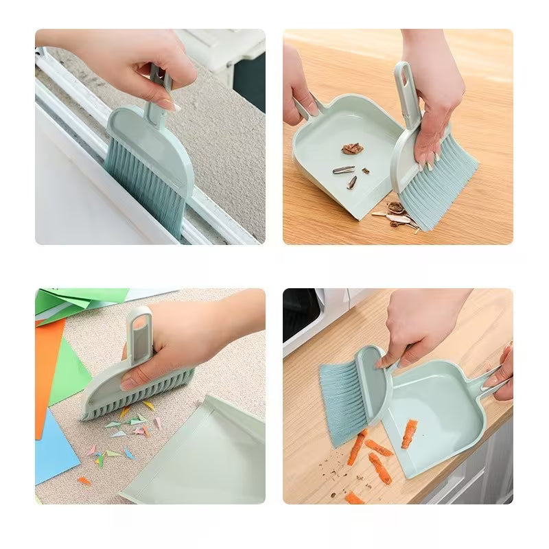 Sweepy Mini Compact Desktop Dustpan Brush Set - Buy 1 Get 1 Free