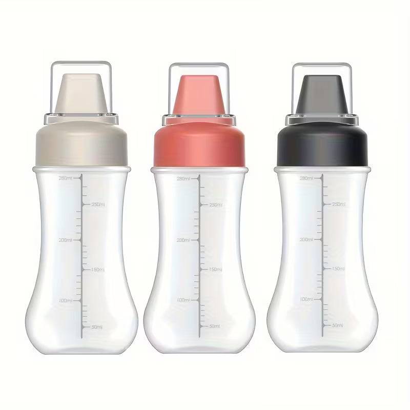 SqueezePro Precision 5-Hole Sauce Dispenser Bottle - Pack of 3