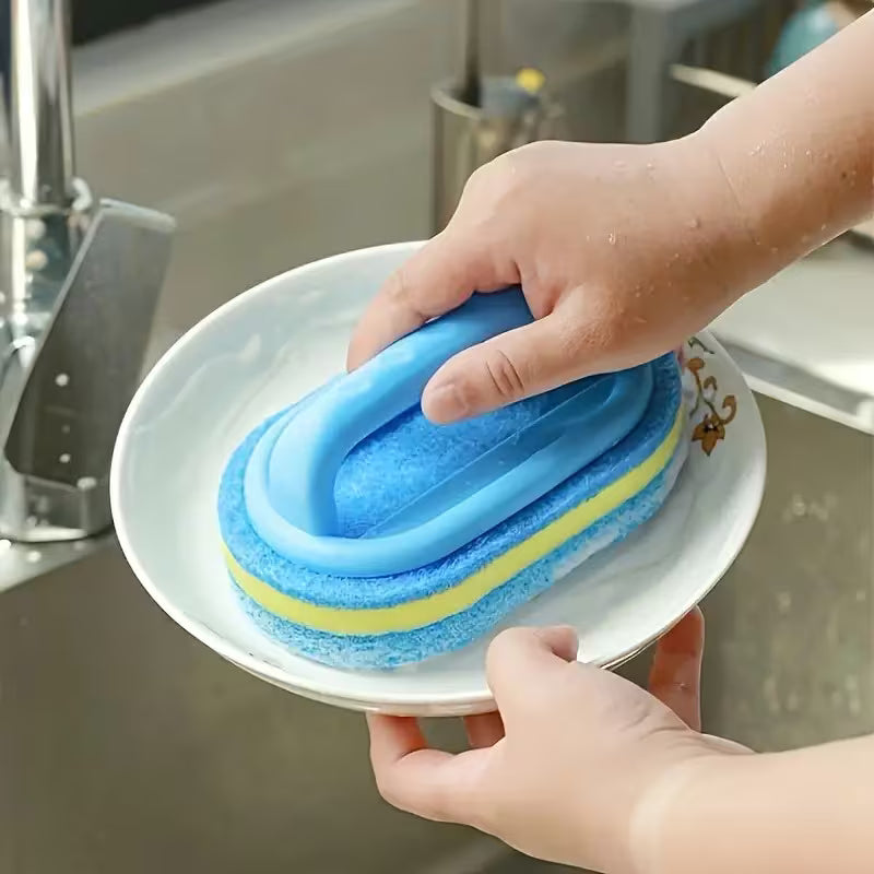 ScrubGrip - Handled Tile and Dish Sponge - Buy 1 Get 1 Free