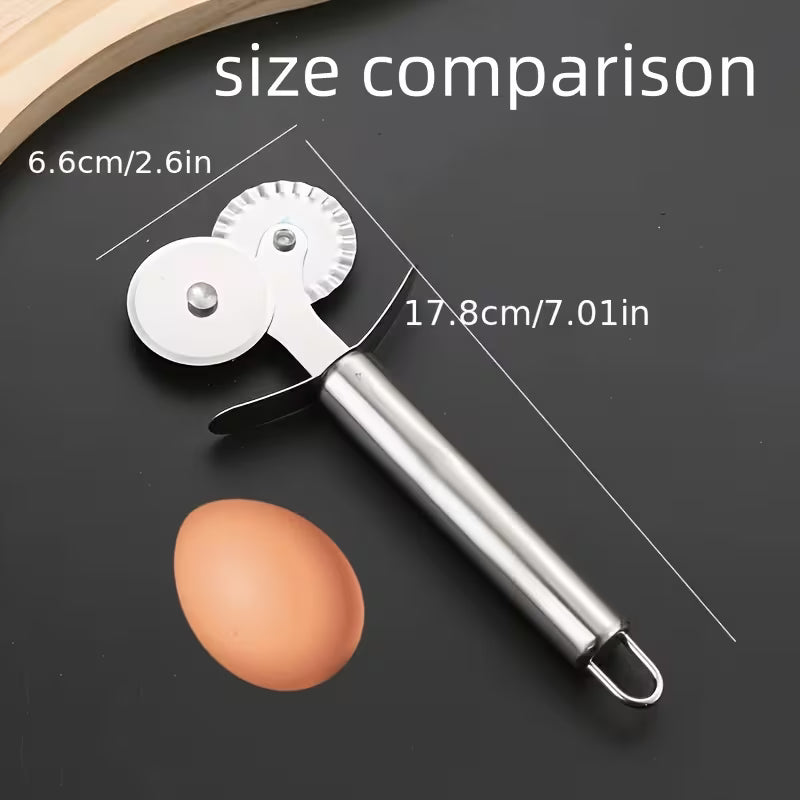 SliceCraft Dual Wheel Pizza and Pastry Cutter - Buy 1 Get 1 Free
