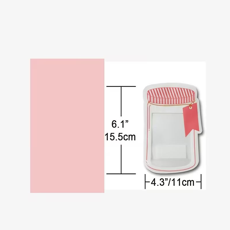 JarPouch - Reusable Mason Jar Zipper Bags - Pack of 6
