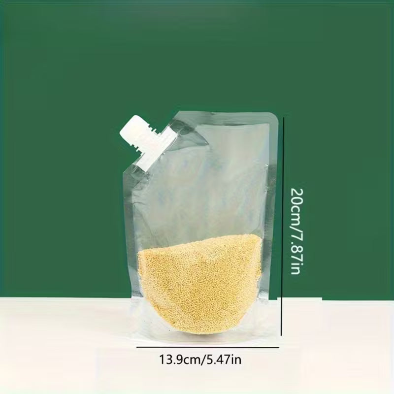 PourPouch Airtight Grain Storage Spout Bag - Pack of 5