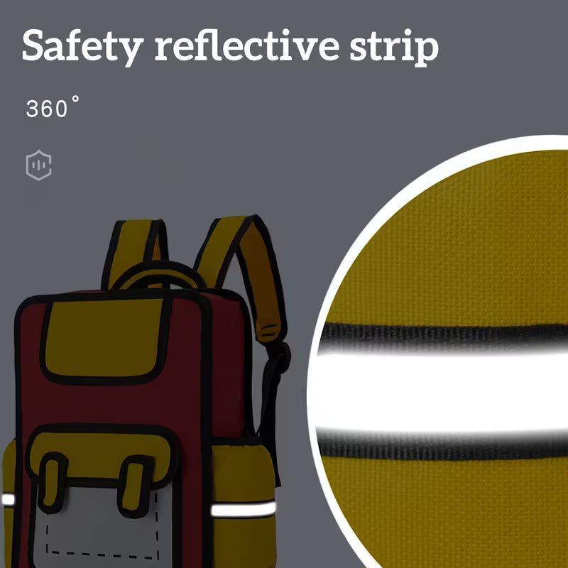 ToonPack - Cartoon 2D Graphic Backpack