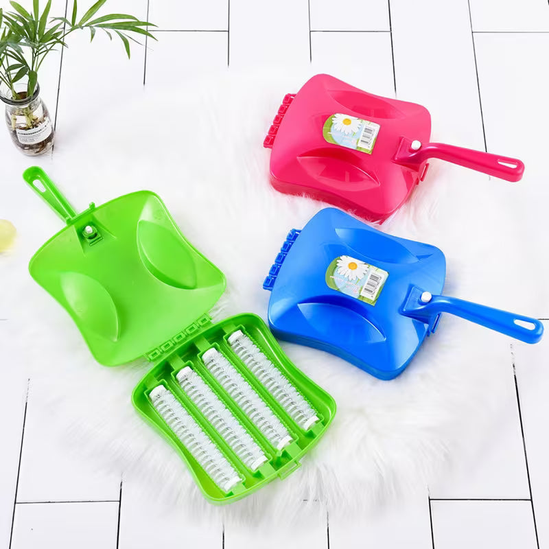 QuadSweep - Handheld Multi-Roller Carpet Sweeper - Pack of 3