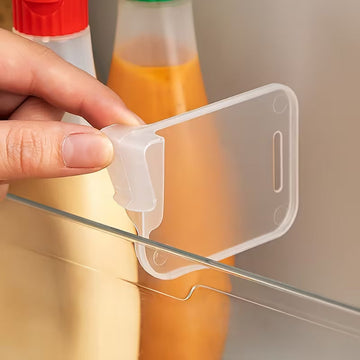 ChillOrganize Snap-On Fridge Door Shelf Dividers - Pack of 8