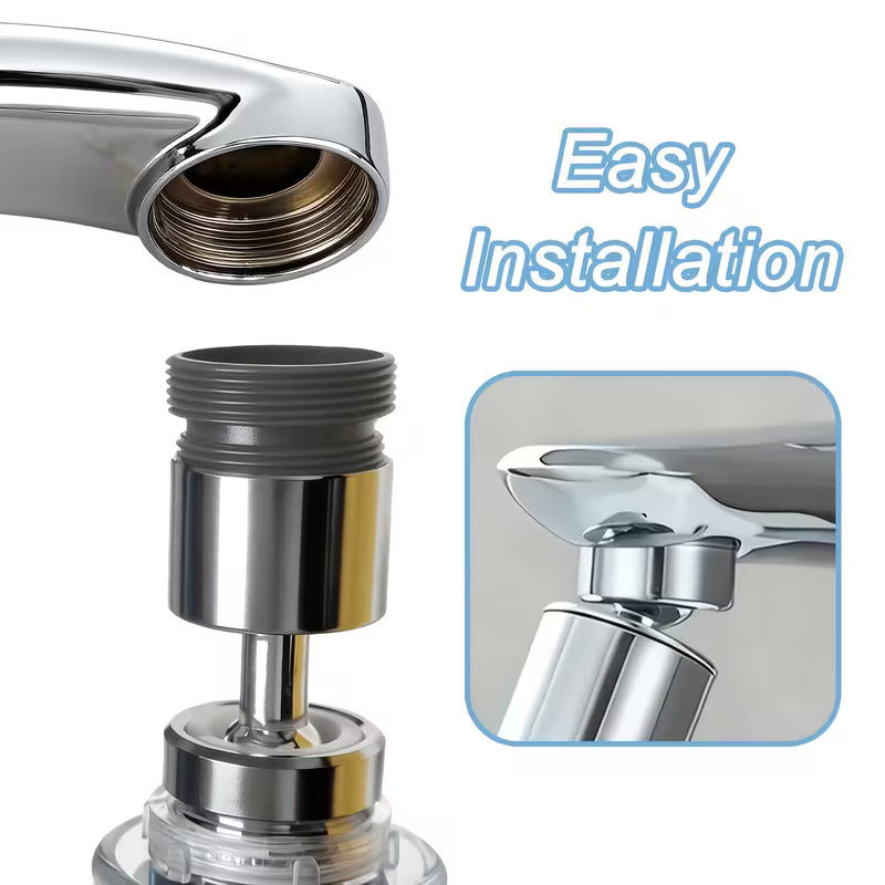 FlexiStream 360° Swivel Faucet Sprayer Head - Buy 1 Get 1 Free