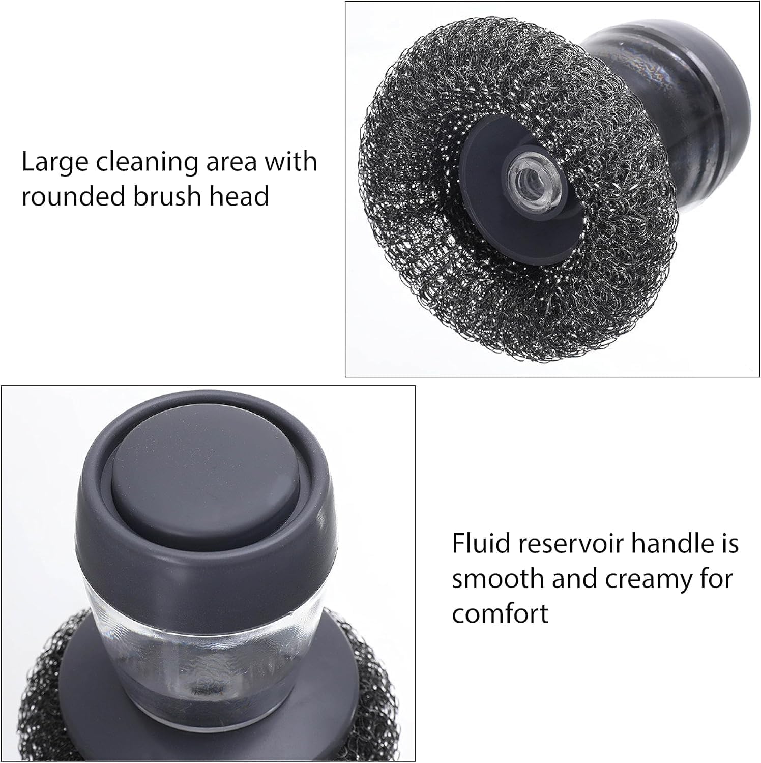 Soap Dispensing Palm Brush - Pack of 3