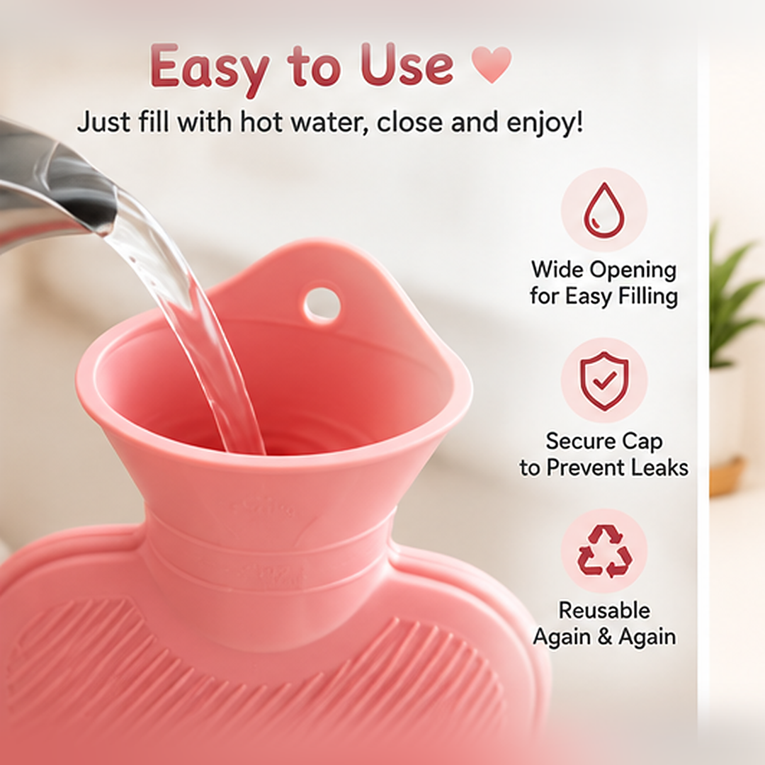 WarmNest Hot Water Therapy Bag - Buy 1 Get 1 Free